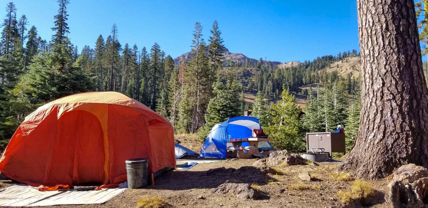 Lassen Volcanic National Park Campground, CA