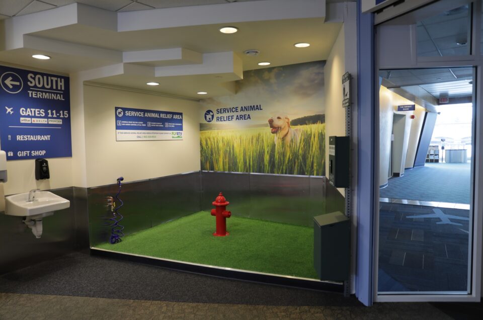 Patrick Leahy Burlington International Airport (BTV) Pet Relief Areas